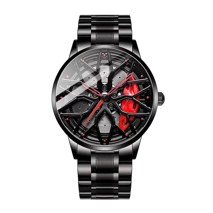Car Spinning Wheel Watch on SnapLoot (Red) on SnapLoot